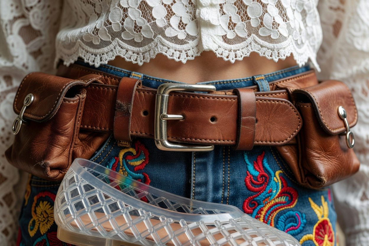 Carpenter Belts, Jelly Flats & Statement Denim: Chaotisch-cool