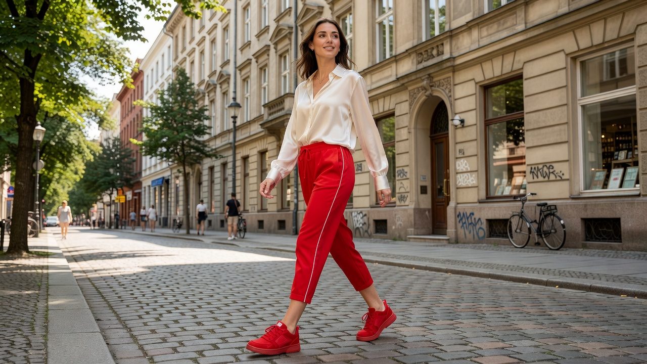 Cherry Sport-Luxe, Birkenstock Ballerinas & Soft Mochi Matte: Der neue Drip