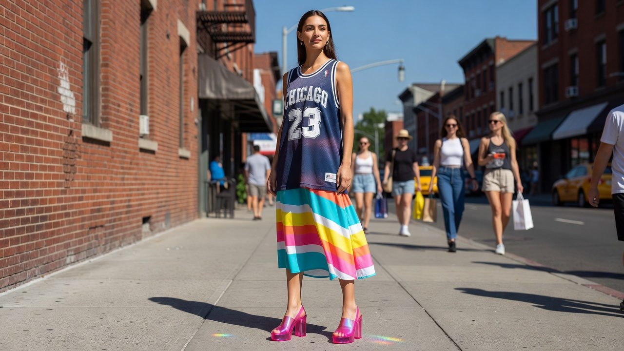 Jelly Heels, Cabana Stripes & True Blue Drops: Der Girl Summer Drip