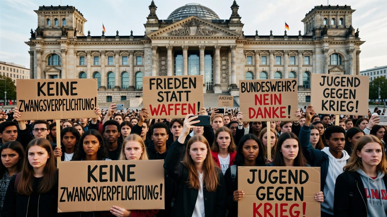 Schulstreik gegen Wehrpflicht: 45.000 von euch sagen Nein