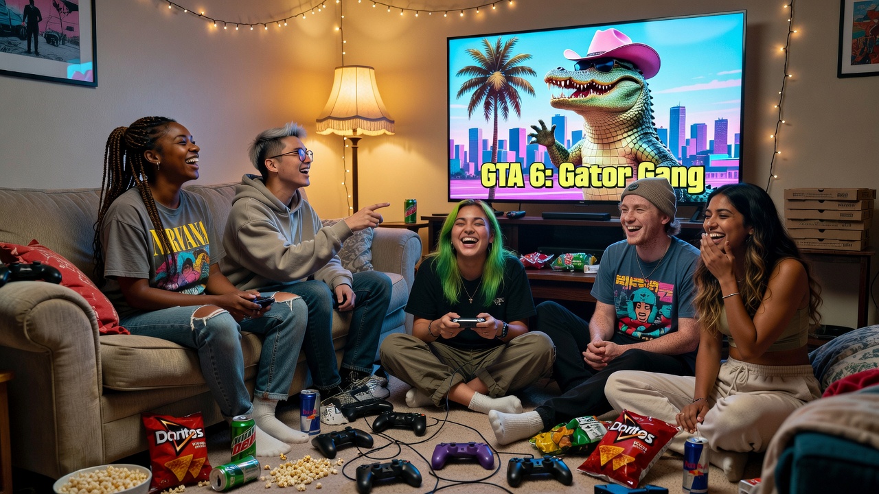 GTA 6 Cover: Helikopter-Trick, Alligator-Drama & der Indie-Gegenschlag