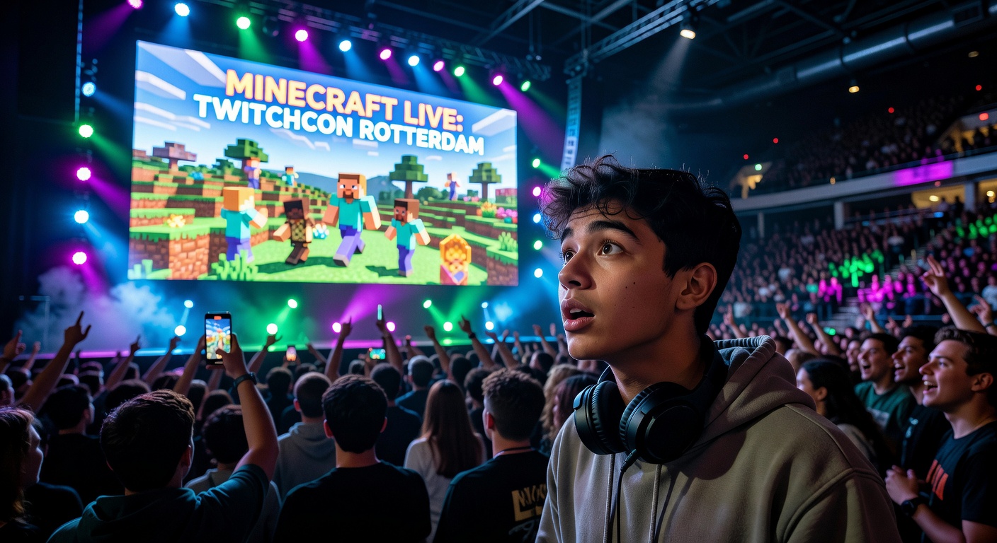 Minecraft erobert TwitchCon & KI-Waifus auf dem Schreibtisch