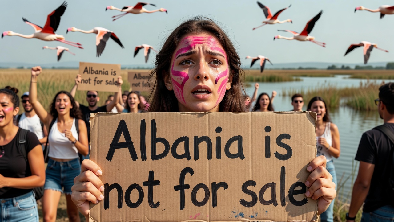 Flamingo Revolution: Albanien ist nicht zu verkaufen
